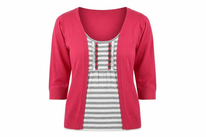Womens UK Size 14 NEXT Pink Cardigan Jumper