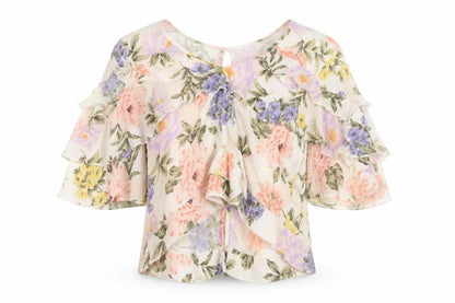 Womens UK Size 12 Miss Selfridge Multicoloured Tunic Blouse