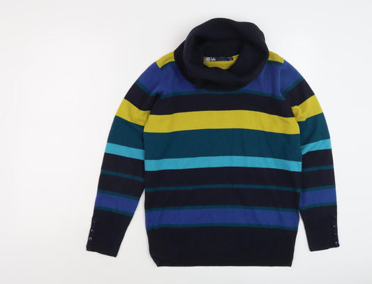 Womens UK Size S Isle Multicoloured Pullover Jumper