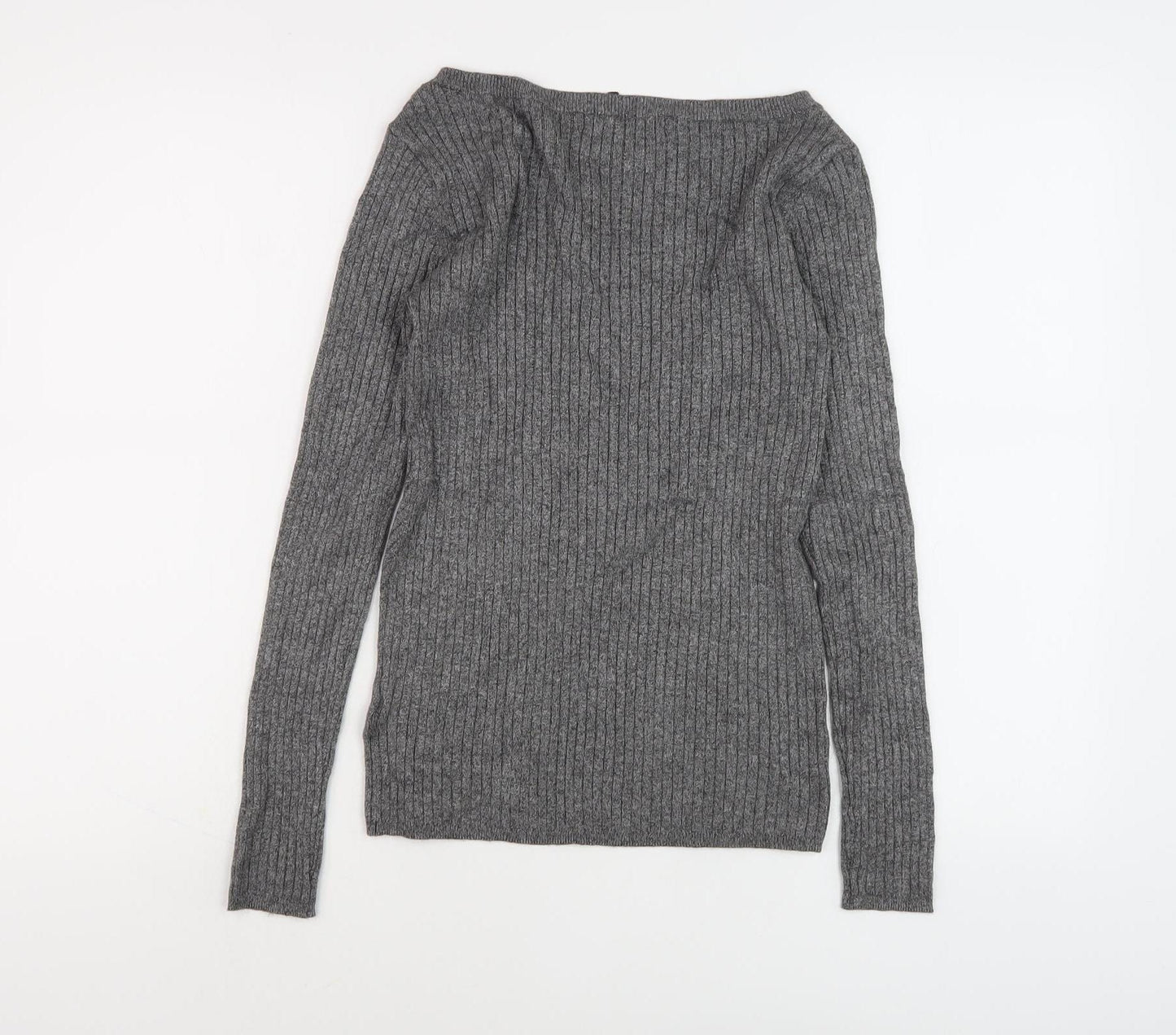 Womens UK Size 8 Marks and Spencer Grey Pullover Jumper