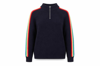 Womens UK Size 6 NEXT Blue Full Zip Jumper