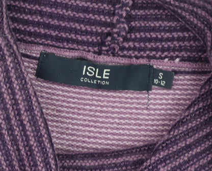 Womens UK Size S Isle Purple Pullover Jumper