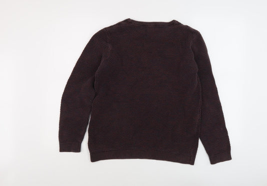 Selected Homme Men's Brown Knit Pullover Jumper M