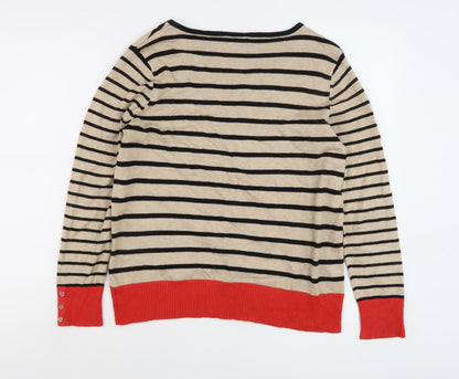 Womens UK Size 16 Mango Black Pullover Jumper