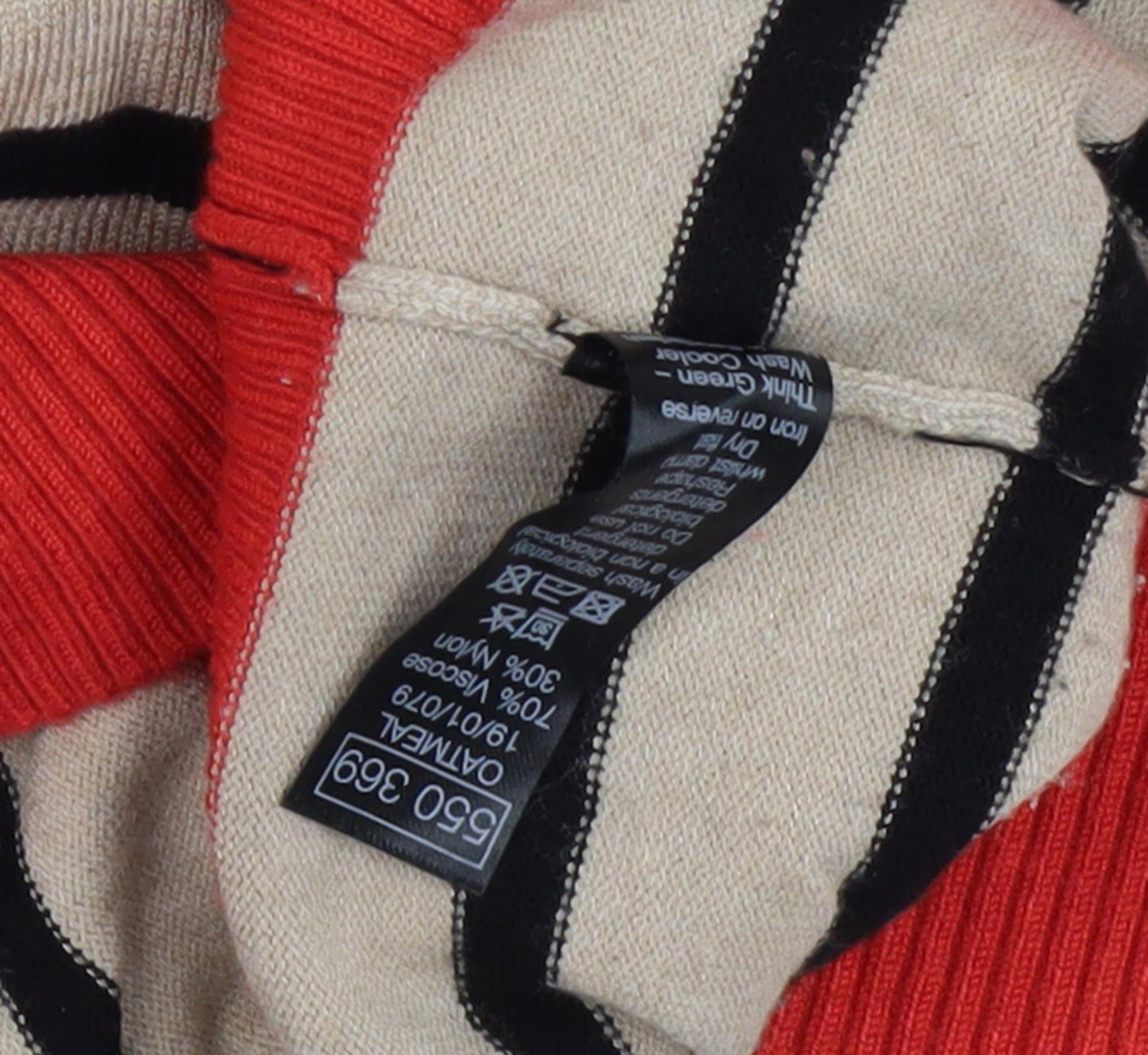 Womens UK Size 16 Mango Black Pullover Jumper