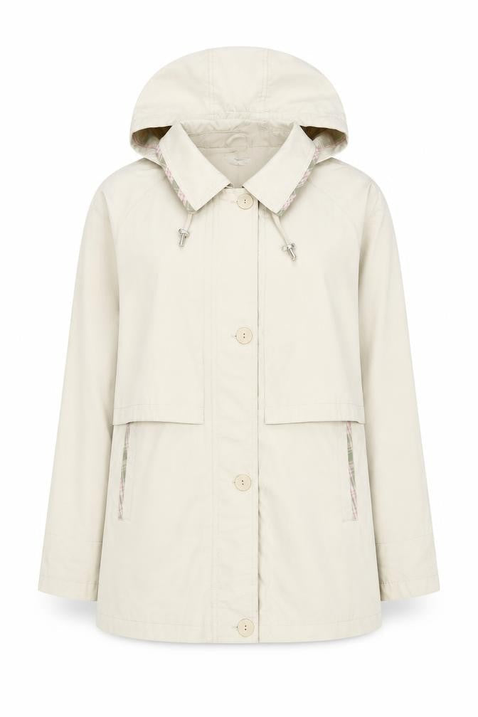 Womens UK Size 12 Damart Beige Basic Jacket