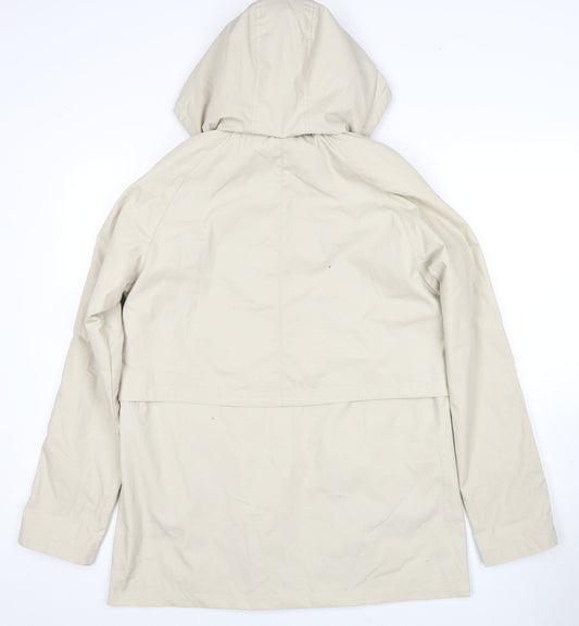 Damart Women's Beige Hooded Jacket Size 12