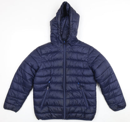 V by Very Boys Blue Puffer Jacket 11 Years