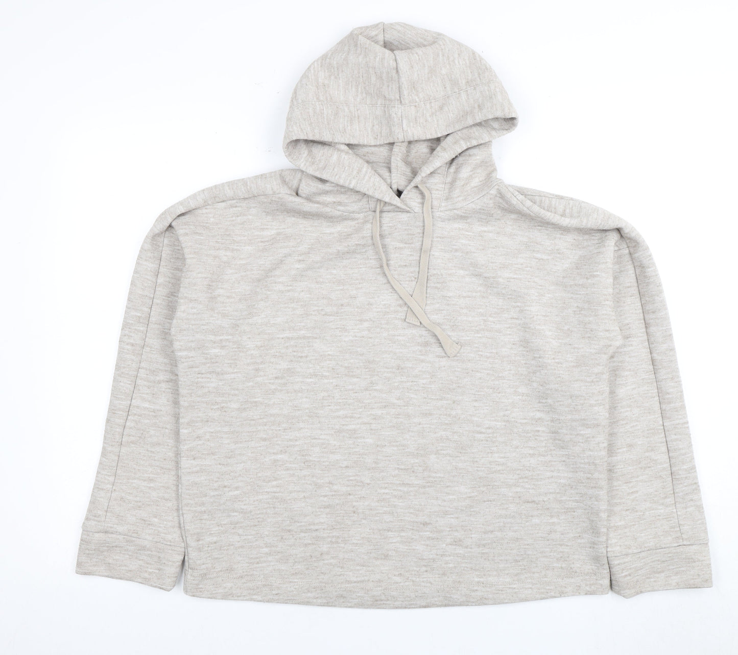 MNG Women's Beige Hooded Pullover Hoodie Size S