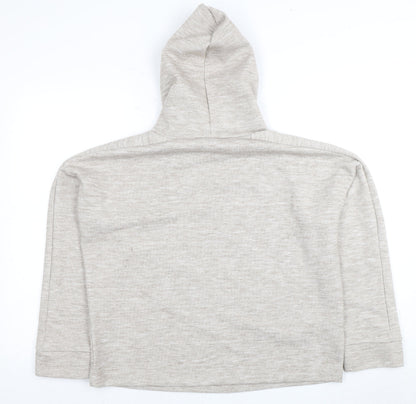 MNG Women's Beige Hooded Pullover Hoodie Size S