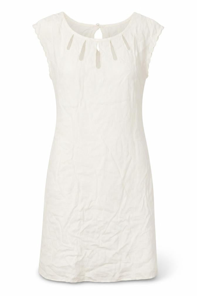 Next Women's Ivory Linen Dress, Size 8
