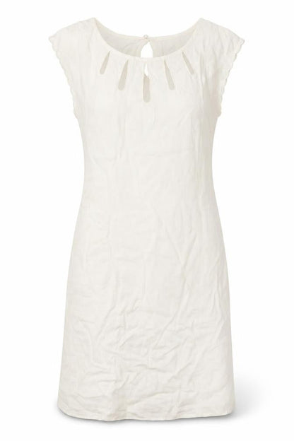 Next Women's Ivory Linen Dress, Size 8