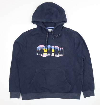Womens UK Size 14 Marks and Spencer Blue  Hoodie