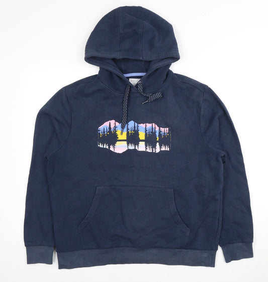 Womens UK Size 14 Marks and Spencer Blue  Hoodie
