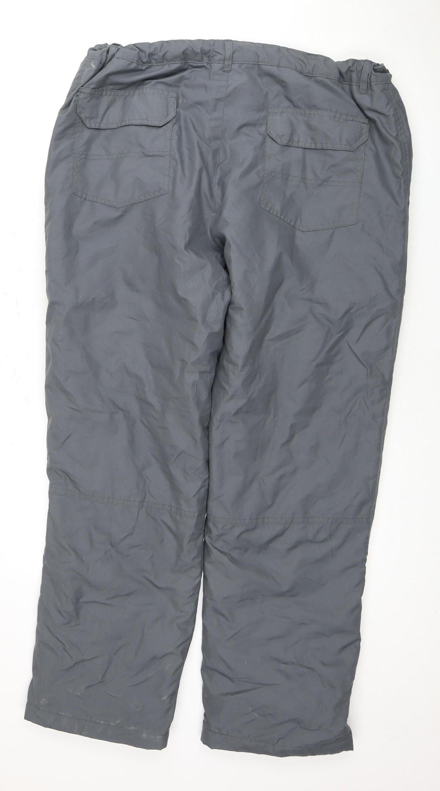 Crane Men's Grey XL Waterproof Rain Trousers