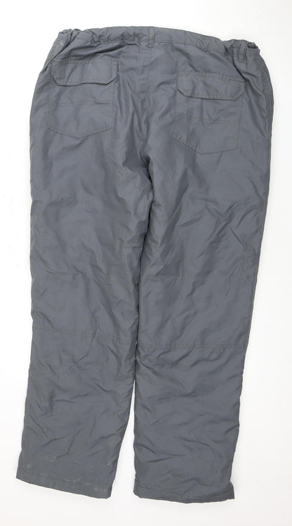 Crane Men's Grey XL Waterproof Rain Trousers