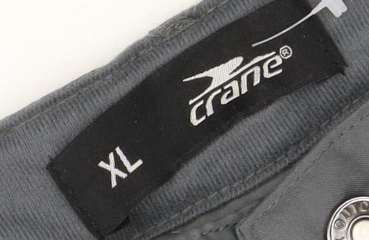 Crane Men's Grey XL Waterproof Rain Trousers