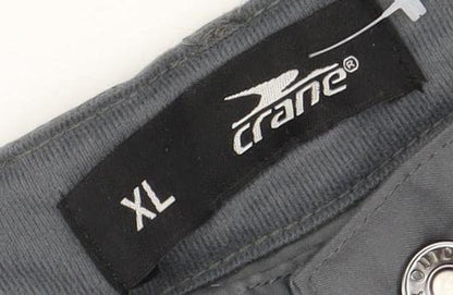 Crane Men's Grey XL Waterproof Rain Trousers