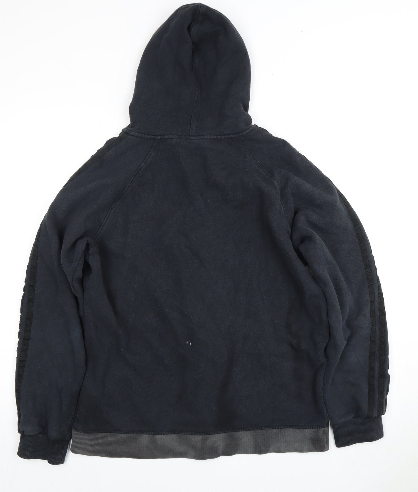 Adidas Unisex Black Full Zip Hoodie L