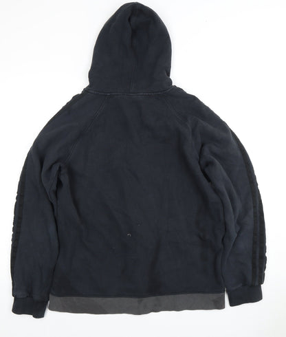 Adidas Unisex Black Full Zip Hoodie L