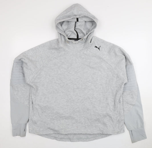 Puma Unisex Grey 2XL Pullover Hoodie - Activewear