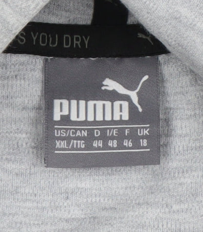 Puma Unisex Grey 2XL Pullover Hoodie - Activewear
