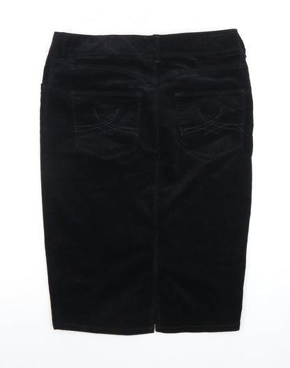 Marks and Spencer Women's Black Pencil Skirt Size 8
