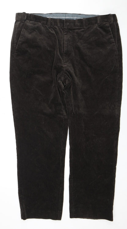 Marks and Spencer Men's Brown Corduroy Trousers 40R