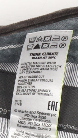 Marks and Spencer Men's Brown Corduroy Trousers 40R