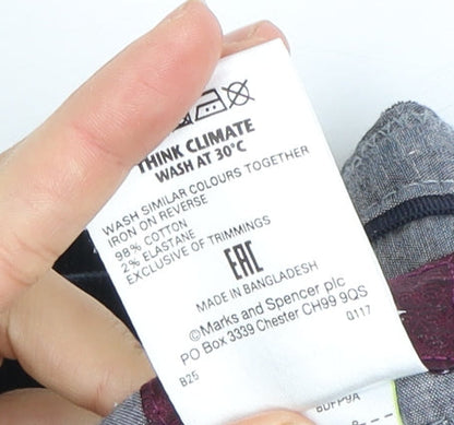 Marks and Spencer Black Men's Trousers, Size 40