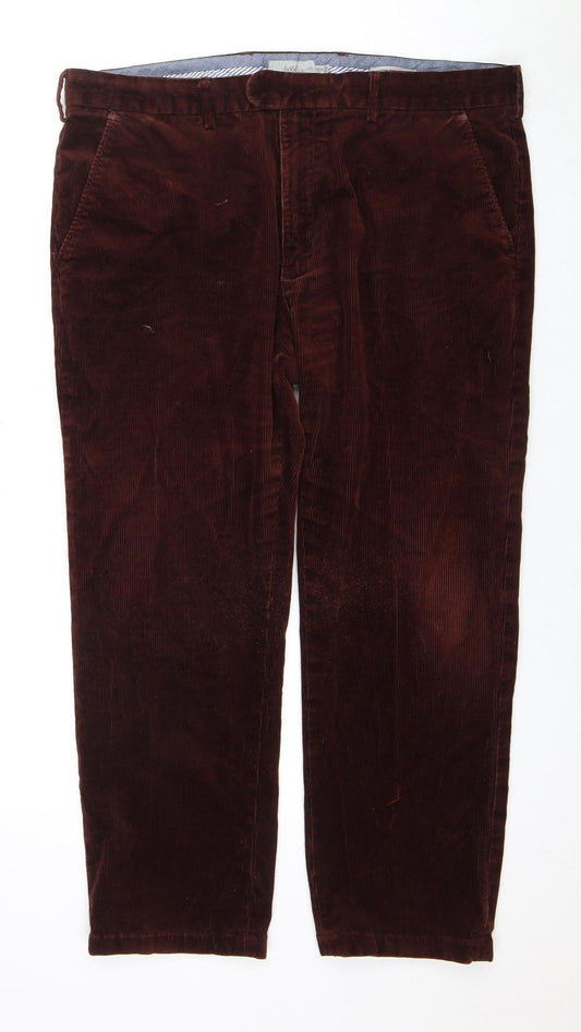 Marks and Spencer Men's Brown Corduroy Trousers