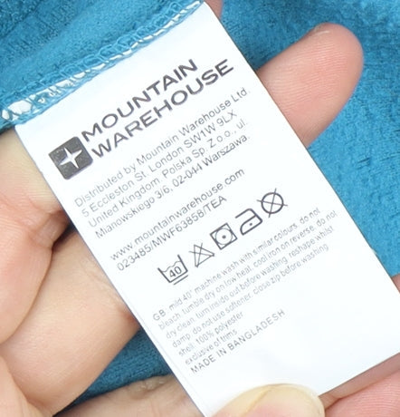 Mountain Warehouse Women's Blue Fleece Jacket Size 12