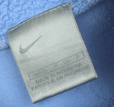 Nike Women's Blue Fleece Sweatshirt Zip Small