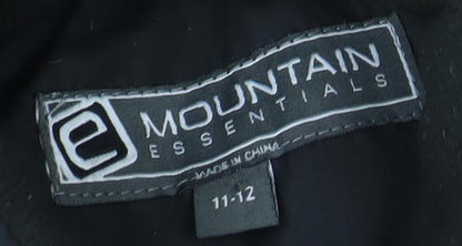 Mountain Essentials Boys Black Puffer Jacket 11-12 Years
