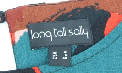 Womens UK Size 12 Long Tall Sally Multicoloured  Blouse