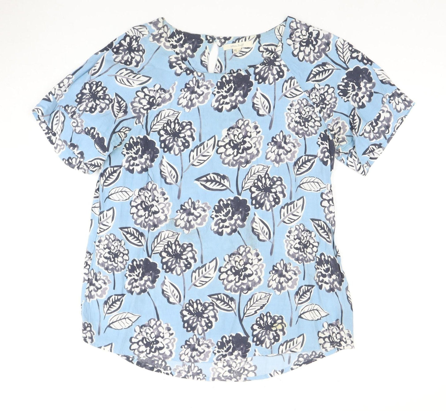 Womens UK Size 12 Warehouse Blue  Blouse