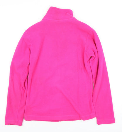Gelert Kids Pink Fleece Jacket, 11-12 Years, Zip Closure