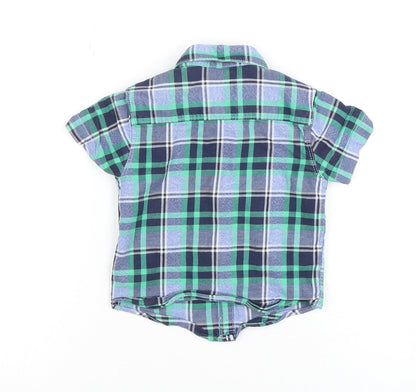 Junior J Boys Multicoloured Plaid Button-Up Shirt 12-18 Months