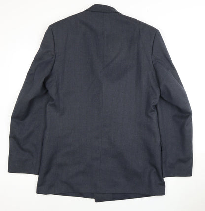 Mens UK Size 40 Centaur Regular Blue Suit Jacket