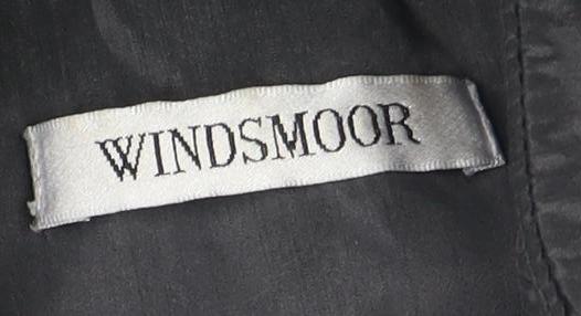 Womens UK Size 12 Windsmoor Black Quilted Coat