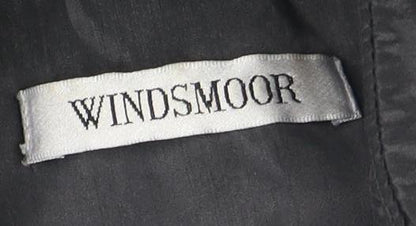 Womens UK Size 12 Windsmoor Black Quilted Coat