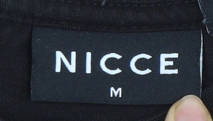 Nicce Men's Black Graphic Print T-Shirt M