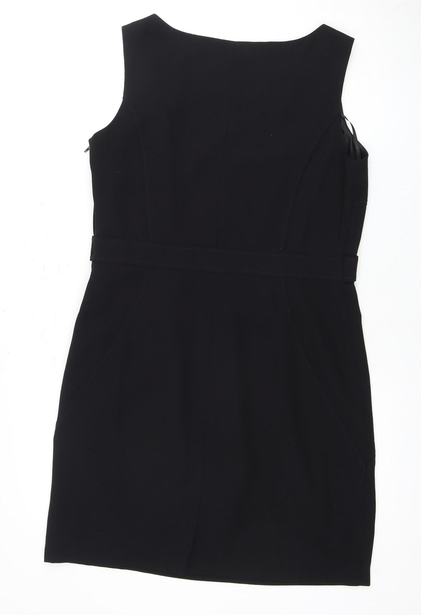 Windsmoor Black Knee Length Shift Dress 10 Women