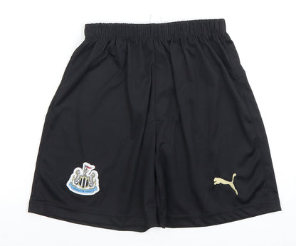 Puma Boys Black Athletic Shorts 176 Black