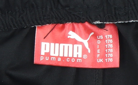 Puma Boys Black Athletic Shorts 176 Black