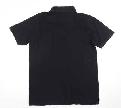James Pringle Men's Black Polo Shirt S
