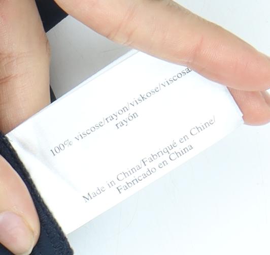 Laura Ashley Women's Blue Polka Dot Trousers - Size 12