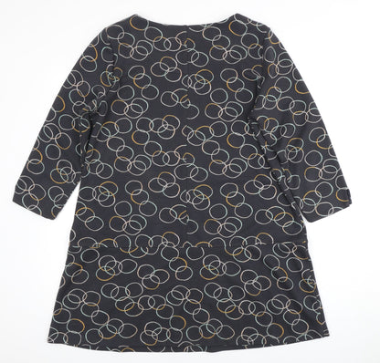 White Stuff Women's Multicoloured Shift Dress Size 14