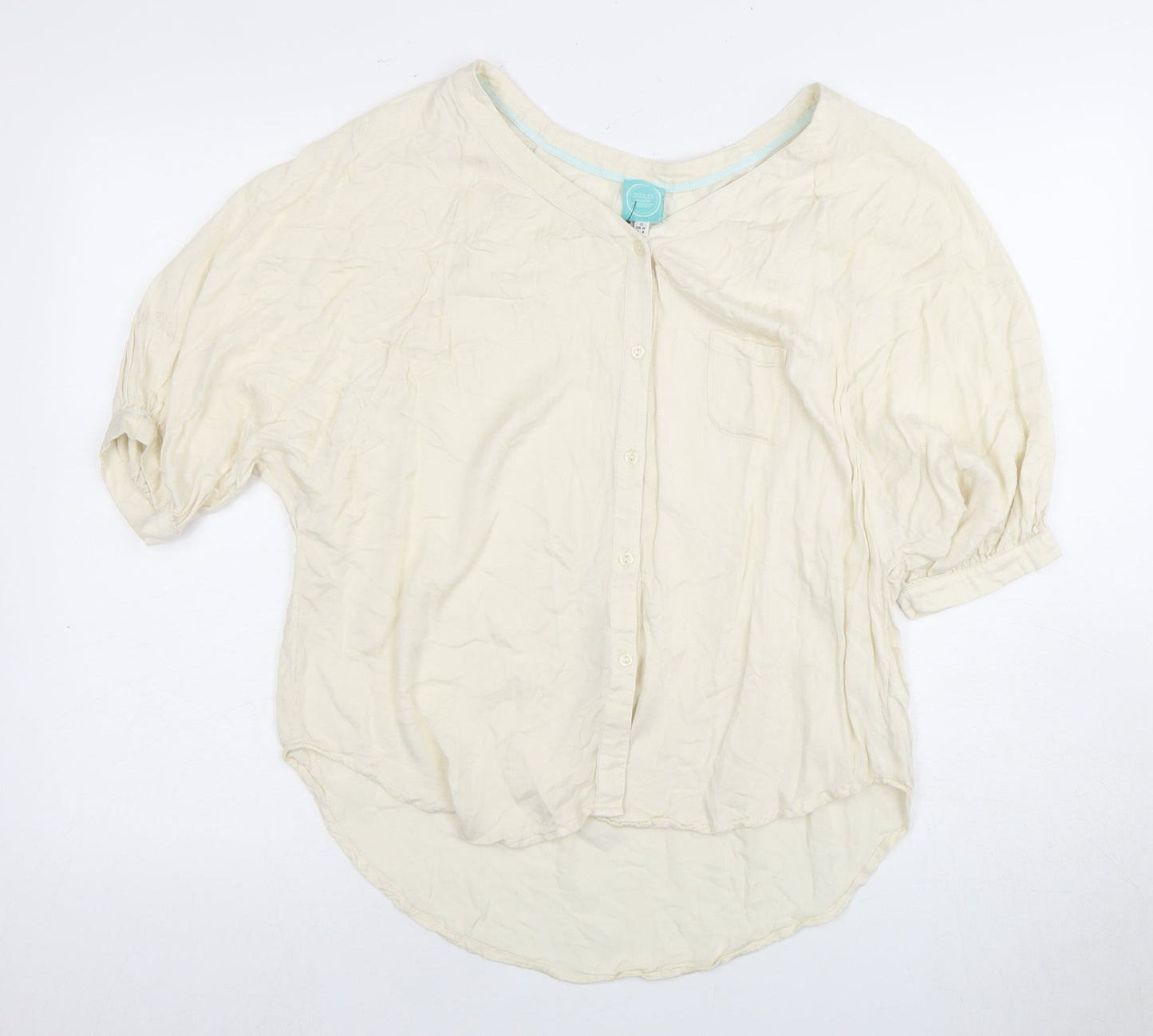 Womens UK Size 12 Joules Ivory  Blouse