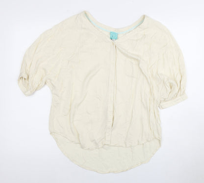 Womens UK Size 12 Joules Ivory  Blouse
